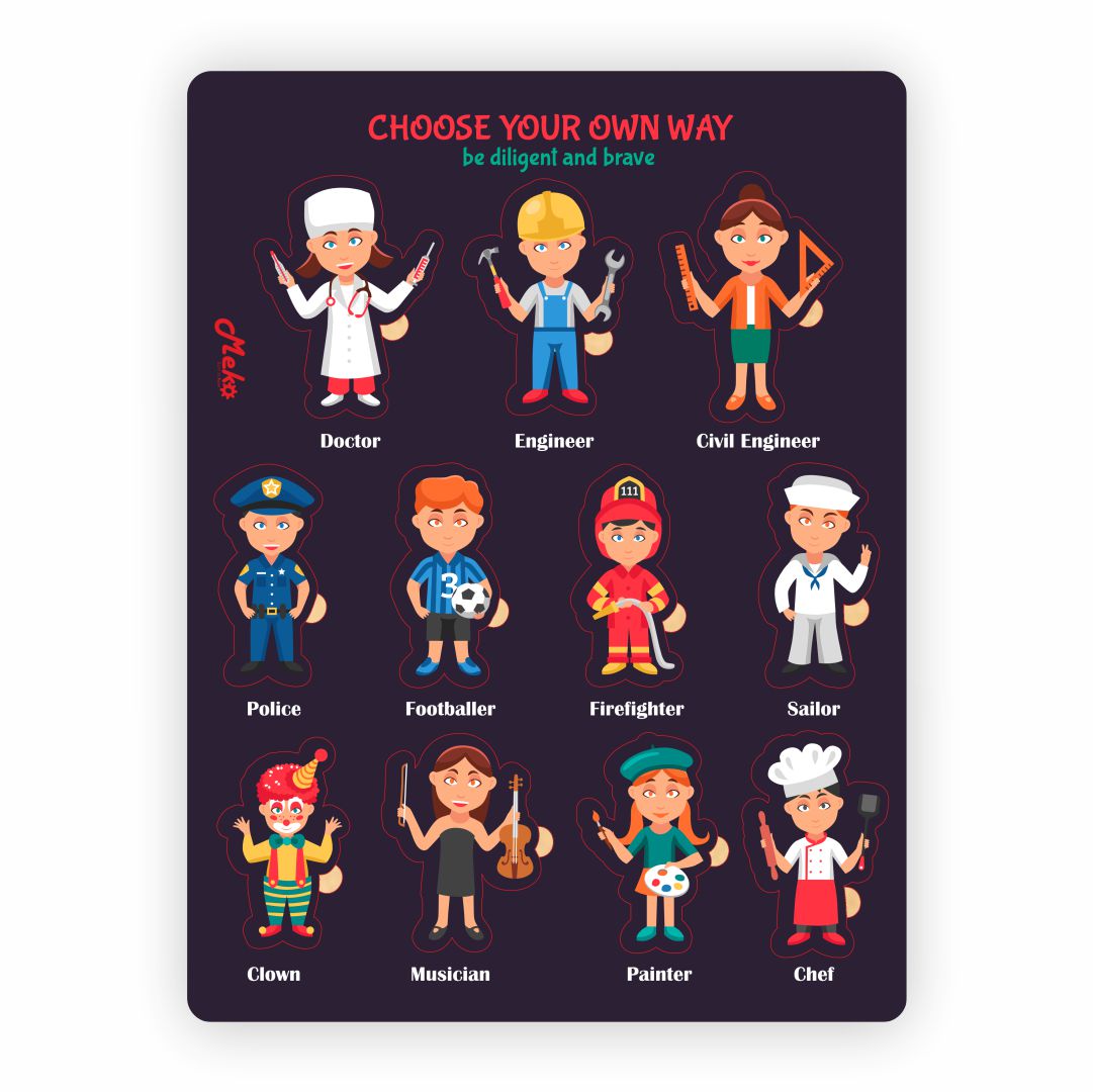 MEKO Choose Your Own Way Wooden Knob Puzzle - Image 2